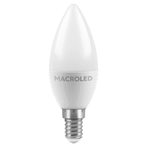 Vela C37 E14 – Luz Cálida (3000 K), 6 W