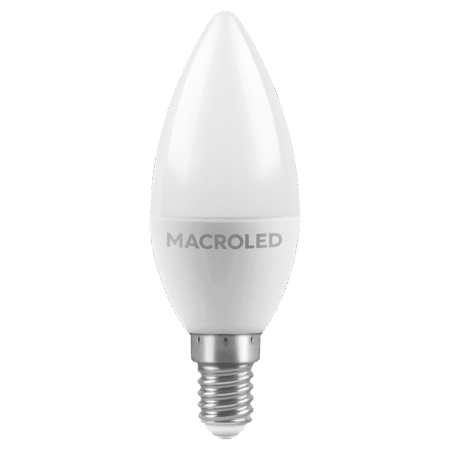 Vela C37 E14 – Luz Cálida (3000 K), 6 W