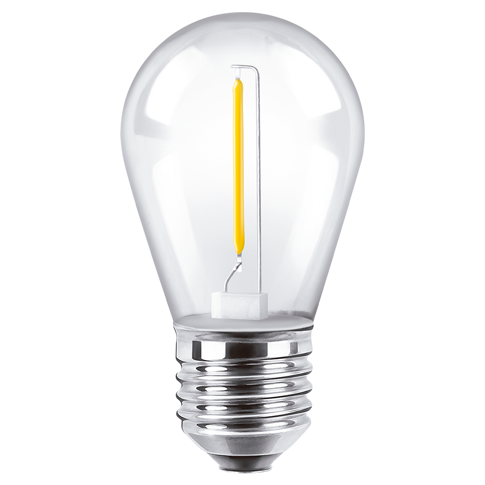 Filamento DECO Color S14 – Verde (520 nm), 1 W, Casquillo E27