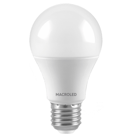 Bulbo A60 12 W – Luz Cálida (3000 K), Casquillo E27, Ángulo de 220°