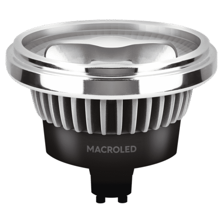 AR111 PRO 12W – GU10 – Luz Cálida (2700 K), Ángulo 24° – Línea PRO