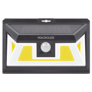 Artefacto Solar de Pared 5 W – Blanco Frío (6500 K), Sensor PIR / Fotocelda – IP65