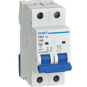 Mini-interruptor automático modular 2 poles–Curva C–6A–Serie System pro M UC