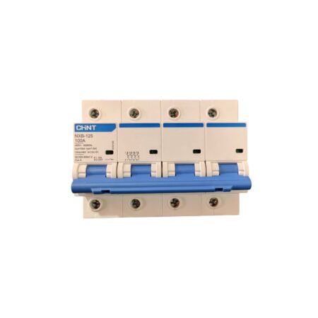 Interruptor automático modular 4 polos (4P) – Curva C–100A–Capacidad de corte 10kA