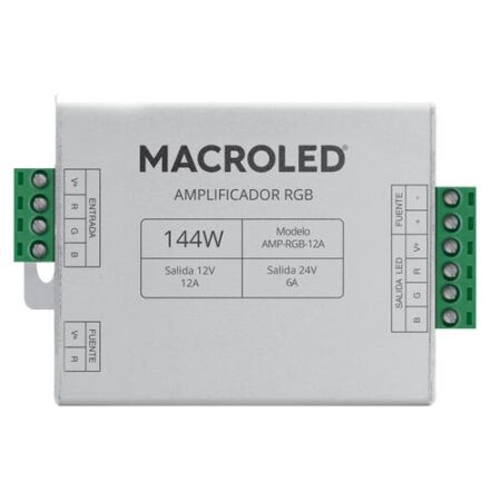 AMPLIFICADOR RGB - 12AMP (10 MTS)