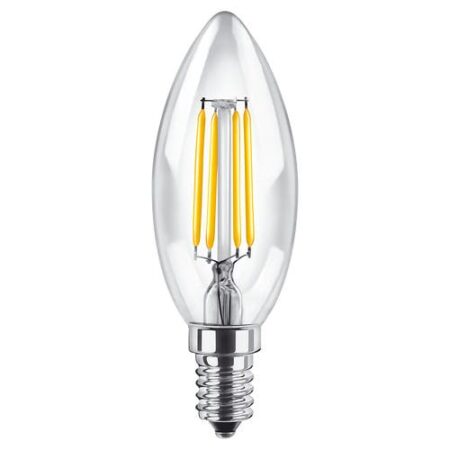 BULBO C37 FILAMENTO MACROLED 4W E14 AC180-265V FRIO 6000K