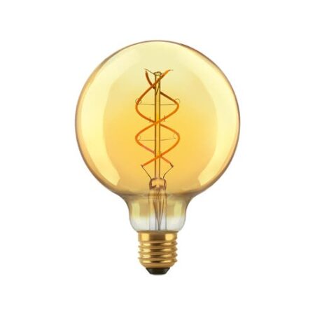 BULBO G125 FILAMENTO GOLDEN MACROLED 5W E27 AC180-265V AMBAR 2200K