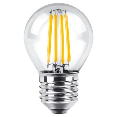 BULBO G45 FILAMENTO MACROLED 4W E27 AC180-265V FRIO 6000K