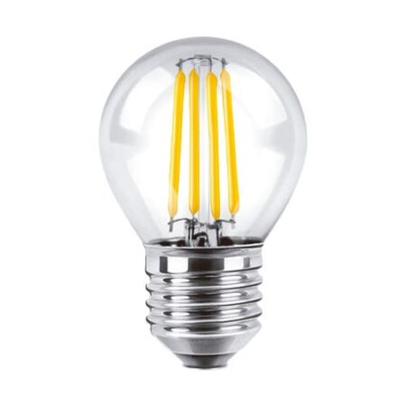 BULBO G45 FILAMENTO MACROLED 4W E27 AC180-265V CALIDO 2700K