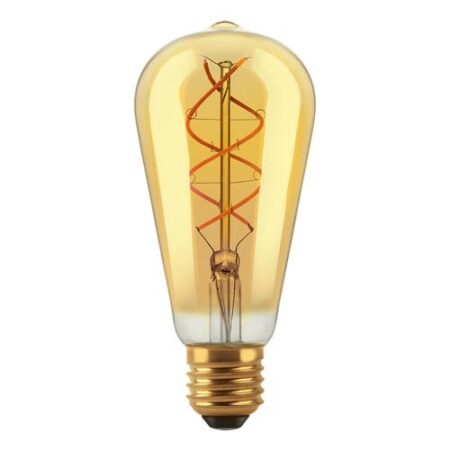 BULBO ST19 FILAMENTO GOLDEN MACROLED 2W E27 AC180-265V AMBAR 2200K