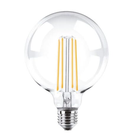BULBO G125 FILAMENTO MACROLED 8W E27 AC180-265V FRIO 6000K DIM