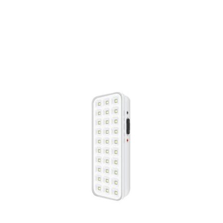 LUZ DE EMERGENCIA 30 LEDS SMD AC100-240V 50-60HZ 8 HORAS BLANCO FRIO 6500K