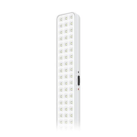 LUZ DE EMERGENCIA 90 LEDS SMD AC100-240V 50-60HZ 6 HORAS BLANCO FRIO 6500K