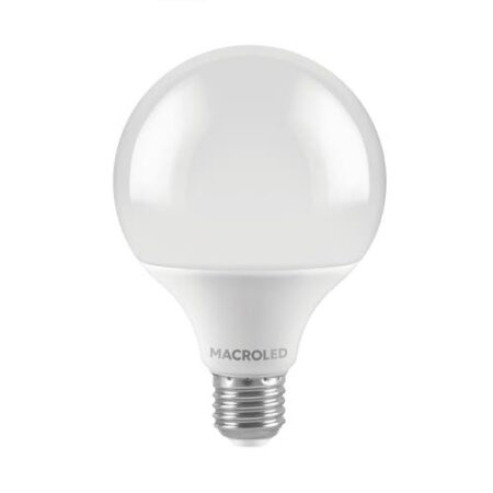 BULBO G95 MACROLED 14W E27 AC180-240V FRIO 6000K