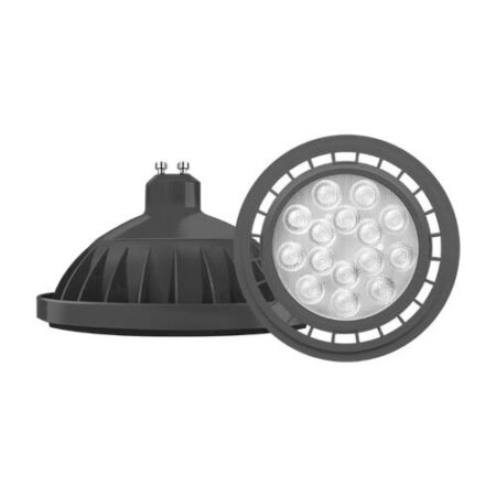 AR111 MACROLED ECO GRIS 15W GU10 AC200-240V CALIDO 2700K 25º