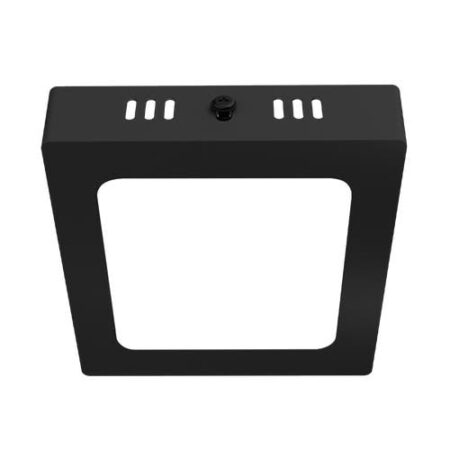 PANEL PLAFON CUADRADO NEGRO MACROLED 6W AC85-265V FRIO 6000K