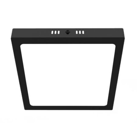 PANEL PLAFON CUADRADO NEGRO MACROLED 18W AC85-265V FRIO 6000K