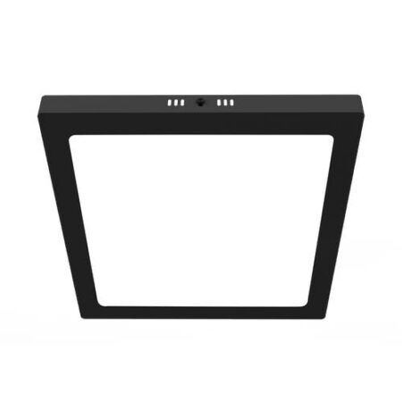 PANEL PLAFON CUADRADO NEGRO MACROLED 24W AC85-265V CALIDO 3000K