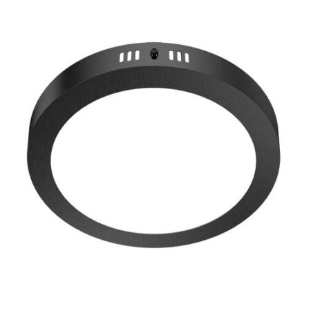 PANEL PLAFON CIRCULAR NEGRO MACROLED 18W AC85-265V FRIO 6000K