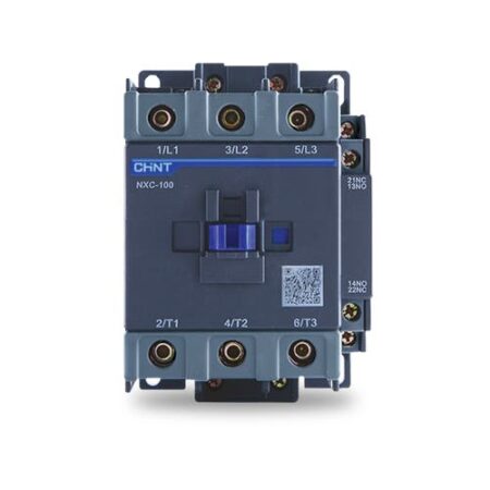 CONTACTOR CHINT NXC-65 - In:65A - 3-POLOS + Aux: 1NA+1NC - Bob: 380VCA