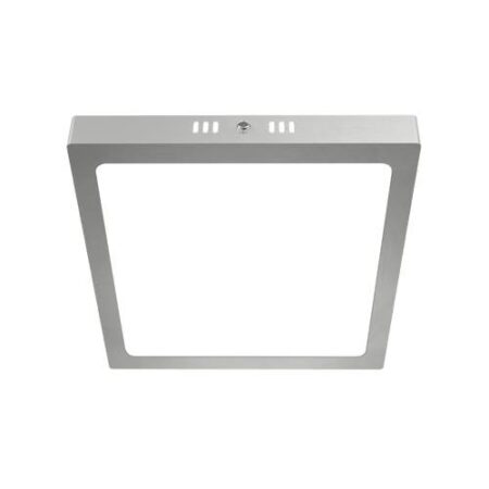 PANEL PLAFON CUADRADO PLATEADO MACROLED 18W AC85-265V FRIO 6000K