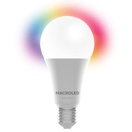 BULBO SMART A60 12W - E27 AC100-240V - WIFI+BLUETOOTH - RGB+BLANCOS