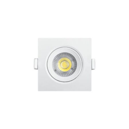 DICROSPOT CUADRADO 3W LED FCOB AC100-240V 6000K FRIO 38º