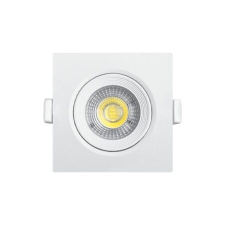 DICROSPOT CUADRADO 7W LED FCOB AC100-240V 6000K FRIO 38º