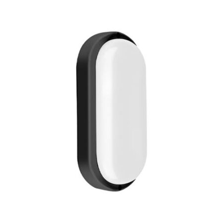 TORTUGA MACROLED OVAL MARCO NEGRO 18W - IP54 - AC100-265V - FP:0,9 - 1620 lm - BLANCO FRIO