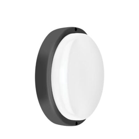 TORTUGA MACROLED REDONDA MARCO NEGRO 18W - IP54 - AC100-265V - FP:0,9 - 1620 lm - BLANCO FRIO