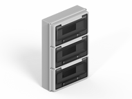 Caja rectangular exterior Blanca - Sistelectric