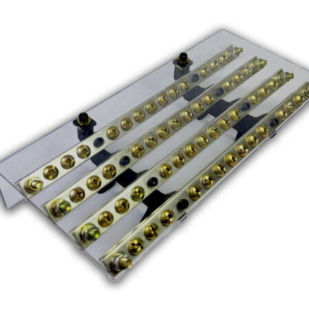Distribuidor Tetrapolar 160 A Estándar 4 Polos 15 Conexiones - ELENT