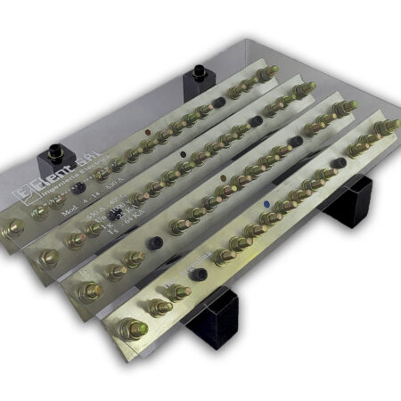 Distribuidor Tetrapolar Profesional 630/800 A 4 Polos 14 Conexiones - ELENT