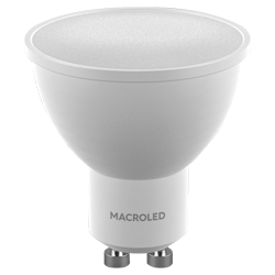 LAMP LED DICRO CERAMICA 7W 220V CALIDO 2700K CPS-DP-GU10-23W - MACROLED