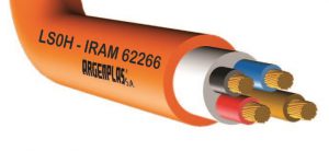 CABLE UNI FLEXIBLE LS0H      1 X 25 CELESTE       L25  - ARGENPLAS