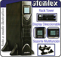 UPS ONLINE - ATOMLUX 4000VA DOBLE CONDV C/DISPLAY UPS ON LINE 4000