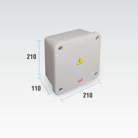 CAJA ESTANCA PLASTICA 210X210X110 GRIS QUBO IP65 0807119- EXULTT