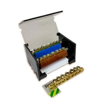 Distribuidor Bipolar 125 A Profesional 2 Polos 7 Conexiones - ELENT